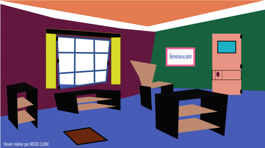 salon pièce créée et imaginée par REGI CLERC